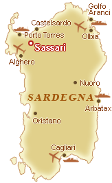 Sardegna - Mappa
